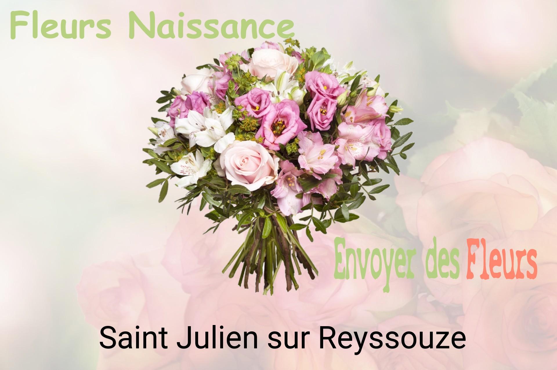 Bouquet de fleurs de naissance livré à Saint-Julien-sur-Reyssouze